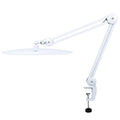 LED Task Desk Lamp 19 Inches Metal Swing Arm Eye-Caring Lash Extensions Lamp 117PCS LEDs for Nail Crafts Reading Head Work Lamp
