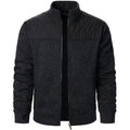 Men's Patchwork Sweatshirts Stand Collar Jacket Slim Fit Cardigan Streetwear Sportswear Casual Zip Up Coat Outdoor Tracksuit Men