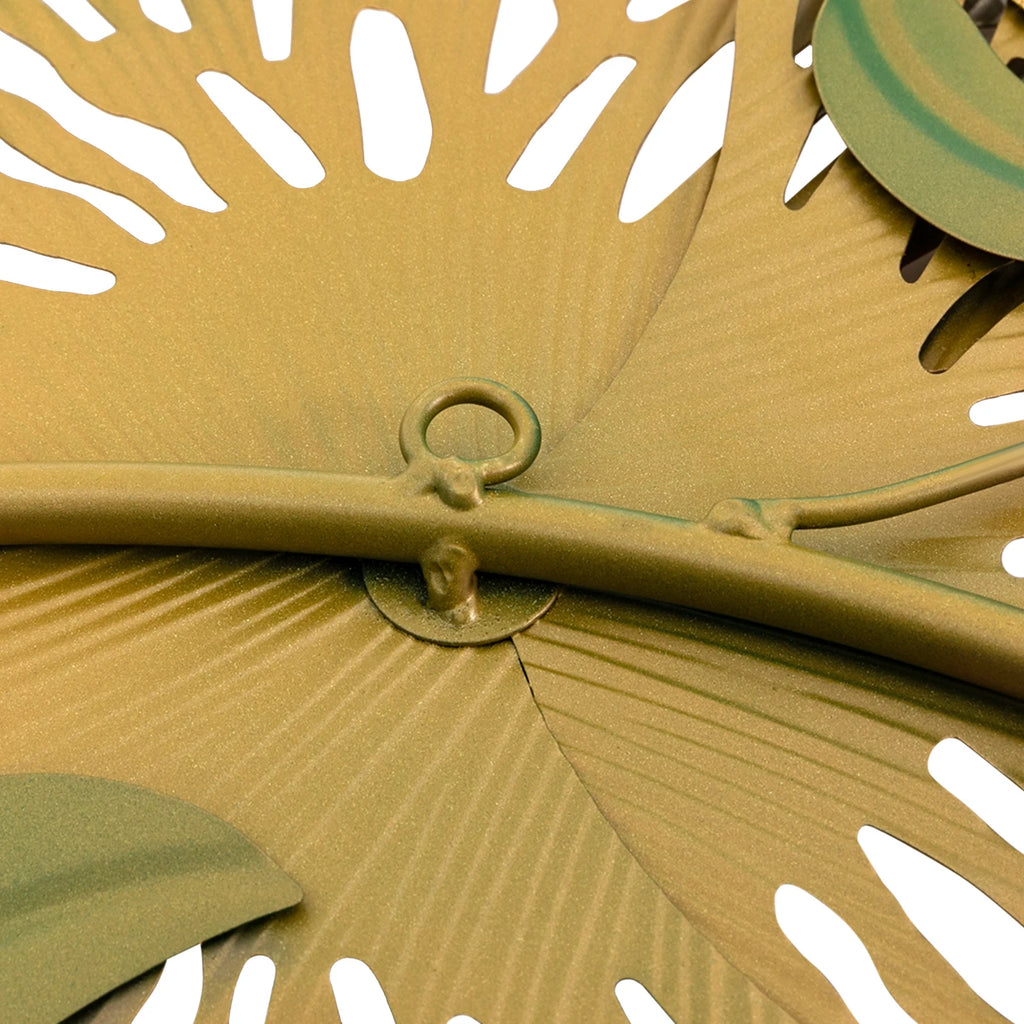 Modern Iron Flower-Shaped Wall Decor 3D