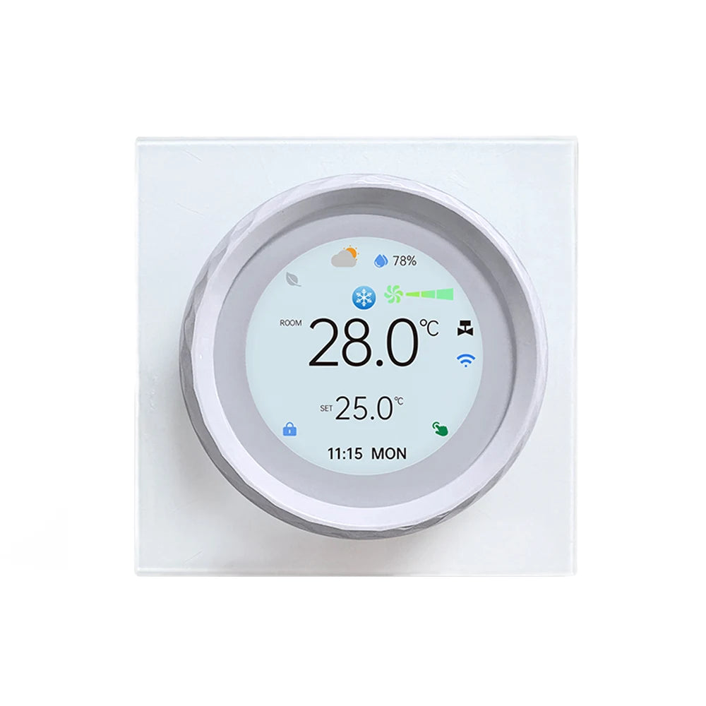 Tuya Smart Life WiFi Smart Knob Thermostat BAC-2007 Air-conditioner Temperature Controller for Air Conditioning Heating Cooling